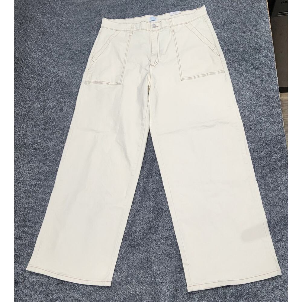 NWT TIME and TRU Size 18 Women’s High Rise, Relaxed Fit, Utility Trouser Jean